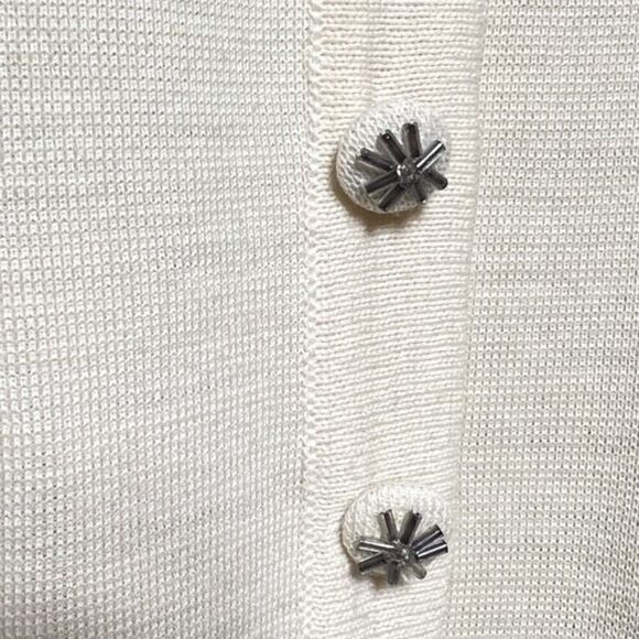 Vintage Marisa Christina Santana Knits Sequin Blazer Jacket Sweater Size Medium - Picture 4 of 6